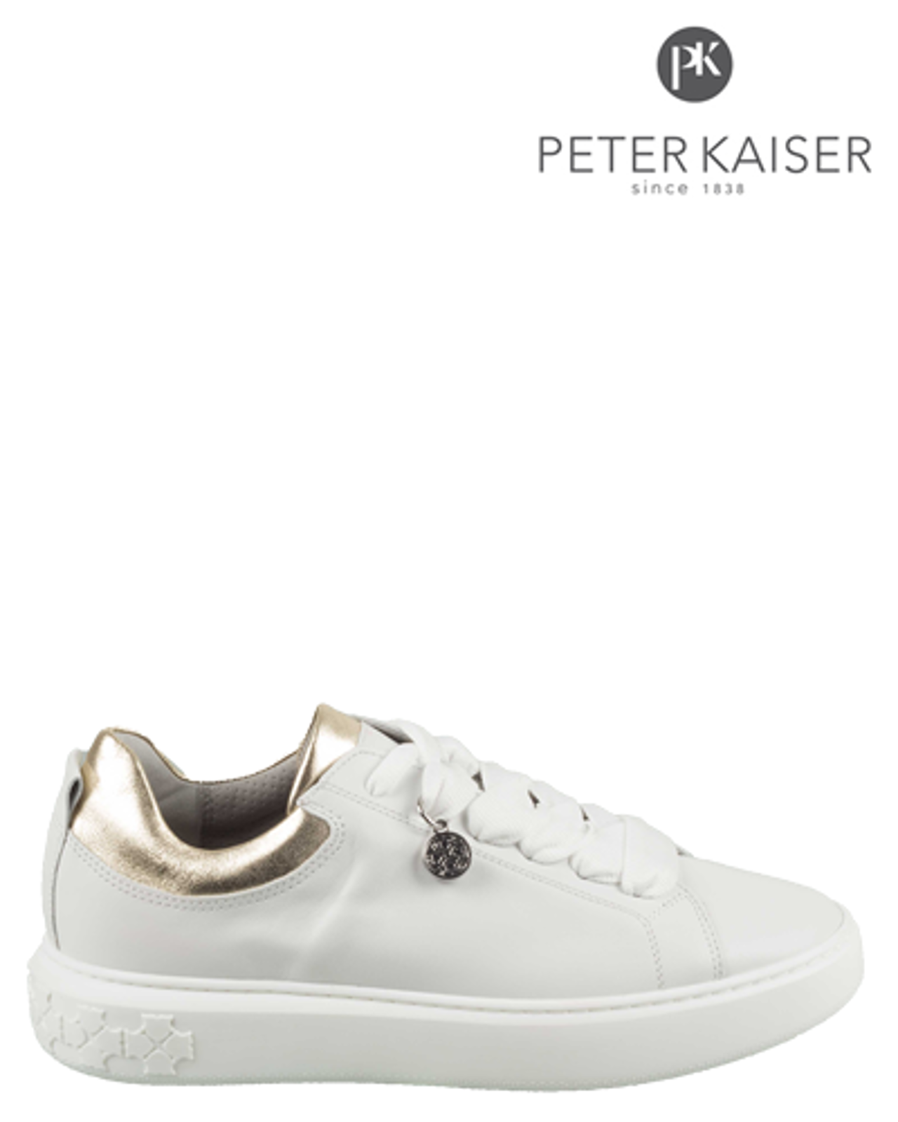 Peter Kaiser Damen Sneaker Flora 26517/348 Weiß Lackleder