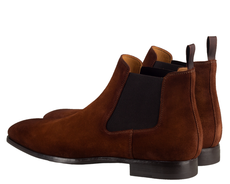 magnanni suede chelsea boots