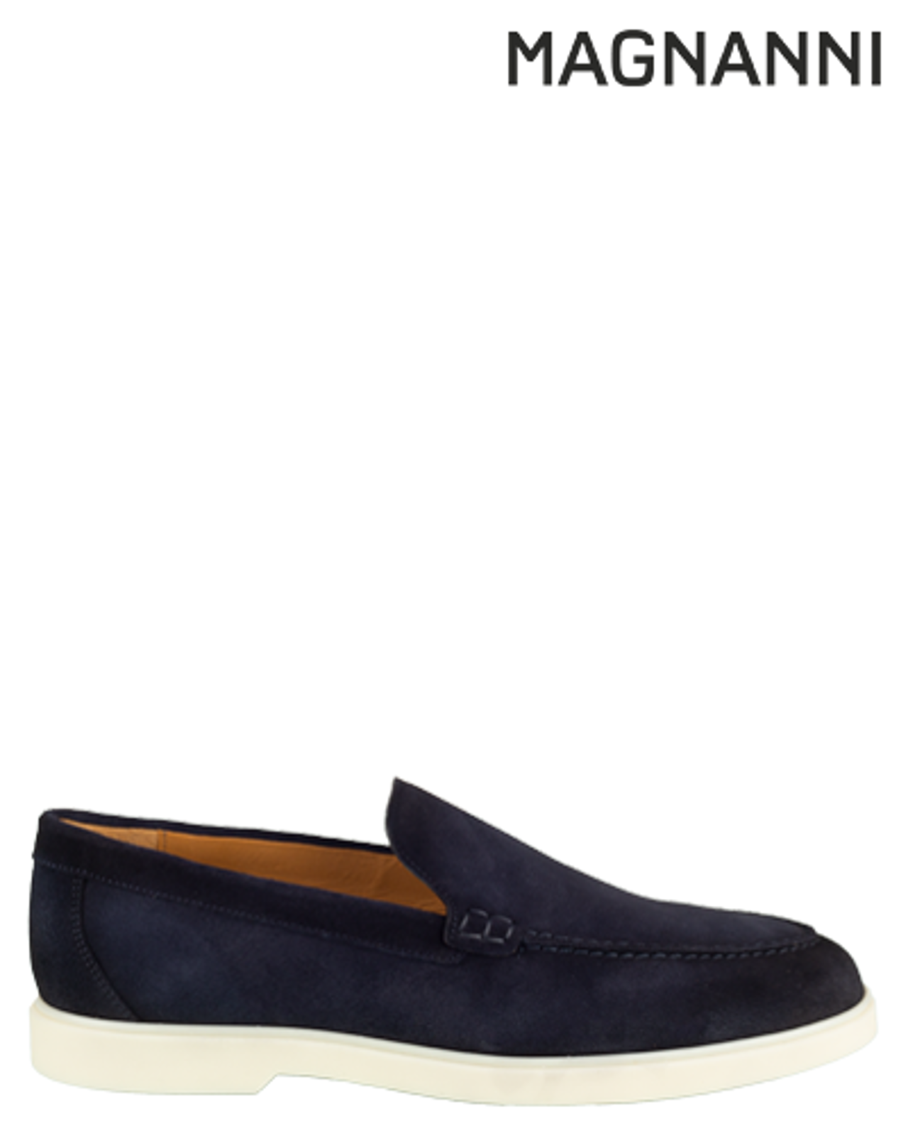 Magnanni store blue loafers